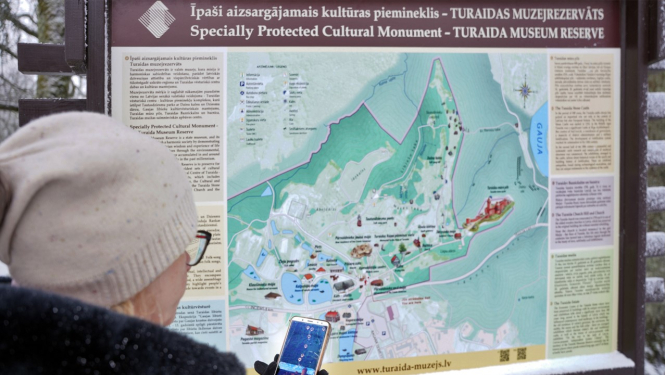 Turaidas muzejrezervāta karte