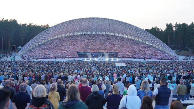 Koru koncerta "Tīrums. Dziesmas ceļš" ģenerālmēģinājums, foto: Jānis Pipars