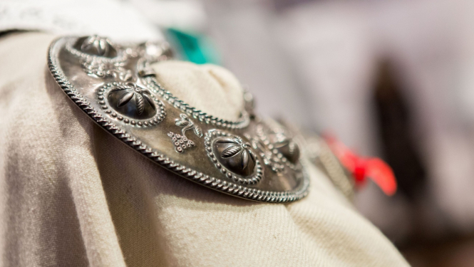 Tautastērpa fragments, foto: Reinis Oliņš