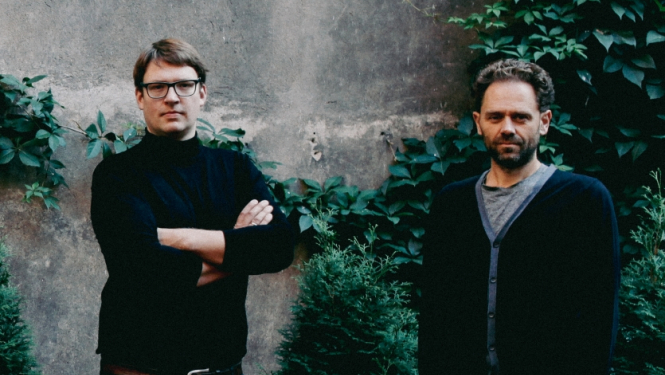 Ansambļa “Ars Antiqua Riga” solisti Pēteris Vaickovskis un Jānis Kurševs, foto: Lita Millere