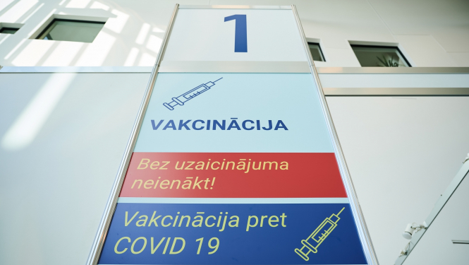 Vakcinēšanas ilustrācijas. Foto: Valsts kanceleja.