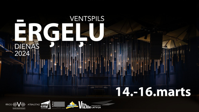 Ventspils Ērģeļu dienas 2024 plakāts