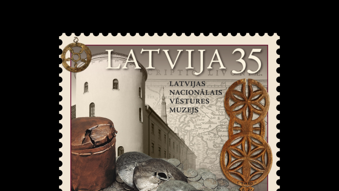 Izstādes “Pastmarkas portrets. Muzejs pastmarkās” fragments