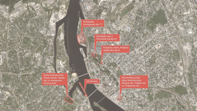 Nacionālās akustiskās koncertzāles novietņu iespējas Rīgā