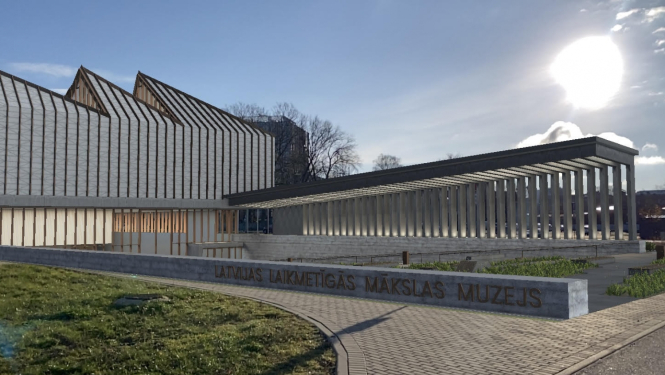 Latvijas Laikmetīgās mākslas muzeja (LLMM) arhitektūras modeļa papildinātās realitātes modelis