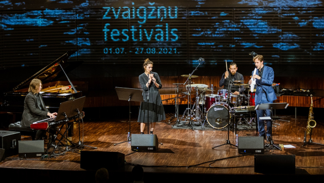 "Xylem Trio" un Liza Kereselidze, foto: Jānis Vecbrālis