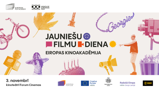 Aicina bērnus un jauniešus uz  Eiropas Kinoakadēmijas Jauniešu filmu dienu