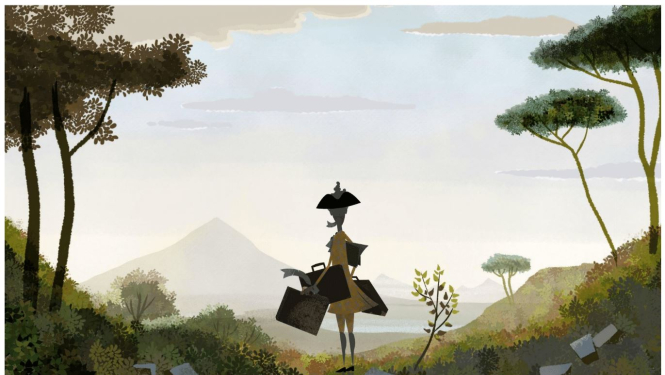 Animācijas filmas projekta "Ziemeļu zvaigzne" vizuālais materiāls