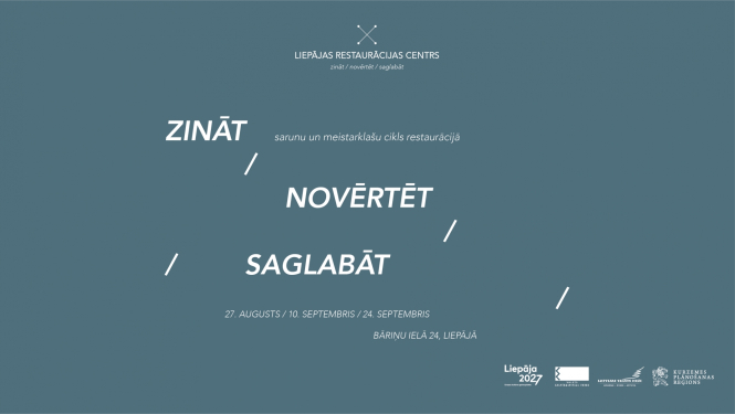 “Liepājas Restaurācijas centrs” vizuālais materiāls