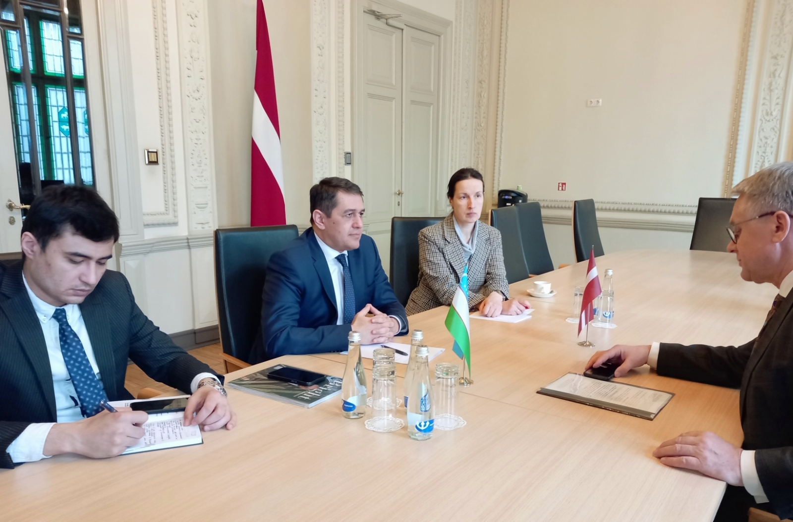 Tikšanās ar Uzbekistānas vēstnieku Latvijā V.E. Kadambaju Sultanovu