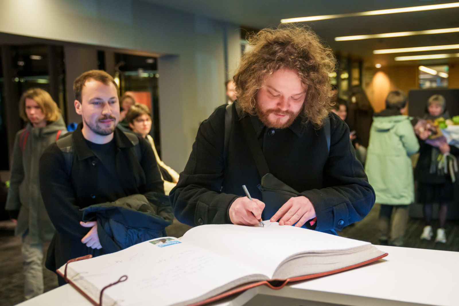 Filmas "Straume" komandas svinīgā sagaidīšana un sveikšana