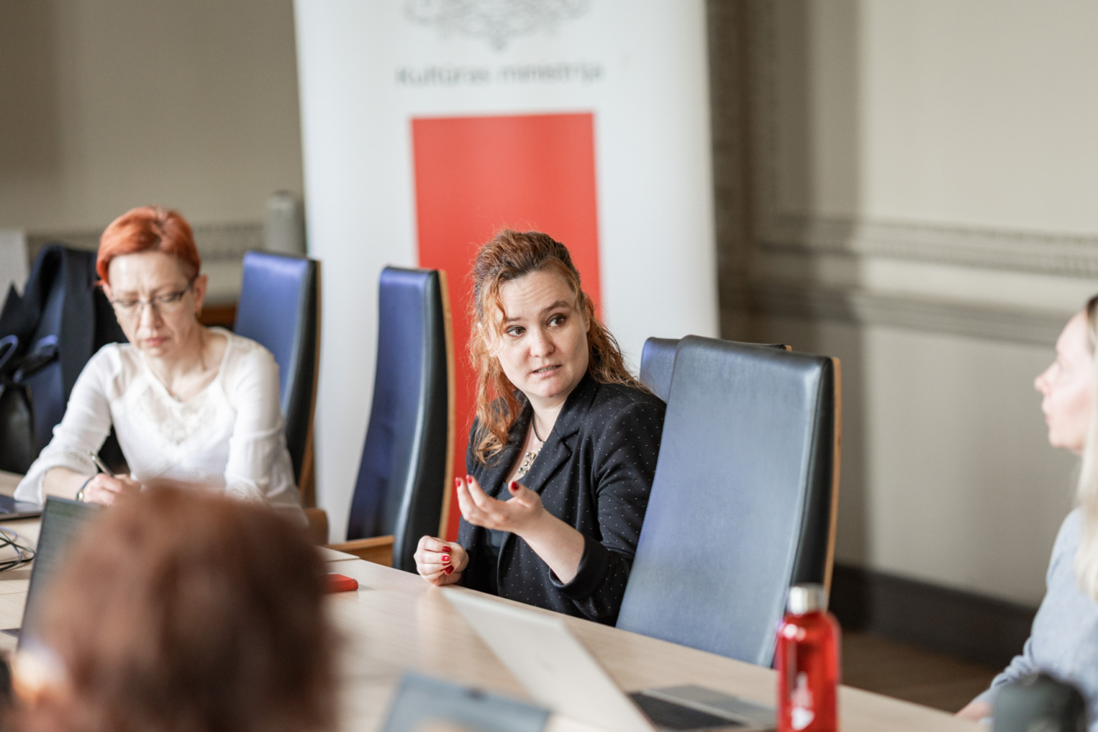 Pilsoniskās sabiedrības attīstības stratēģijas darba grupas sēdes norise un dalībnieki KM Lielajā zālē