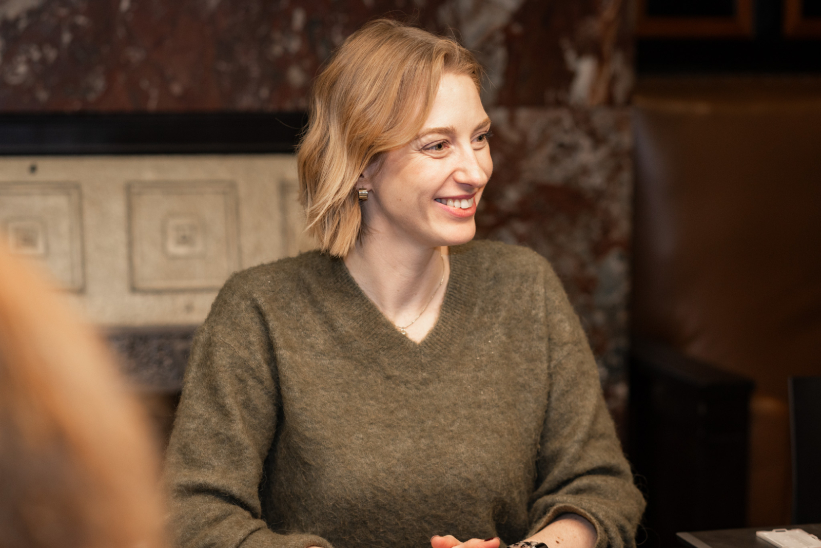 Ministres tikšanās norise ar Francijas institūta Latvijā pārstāvjiem un jauno institūta direktoru Ēriku Sirvēnu (Éric Sirven)