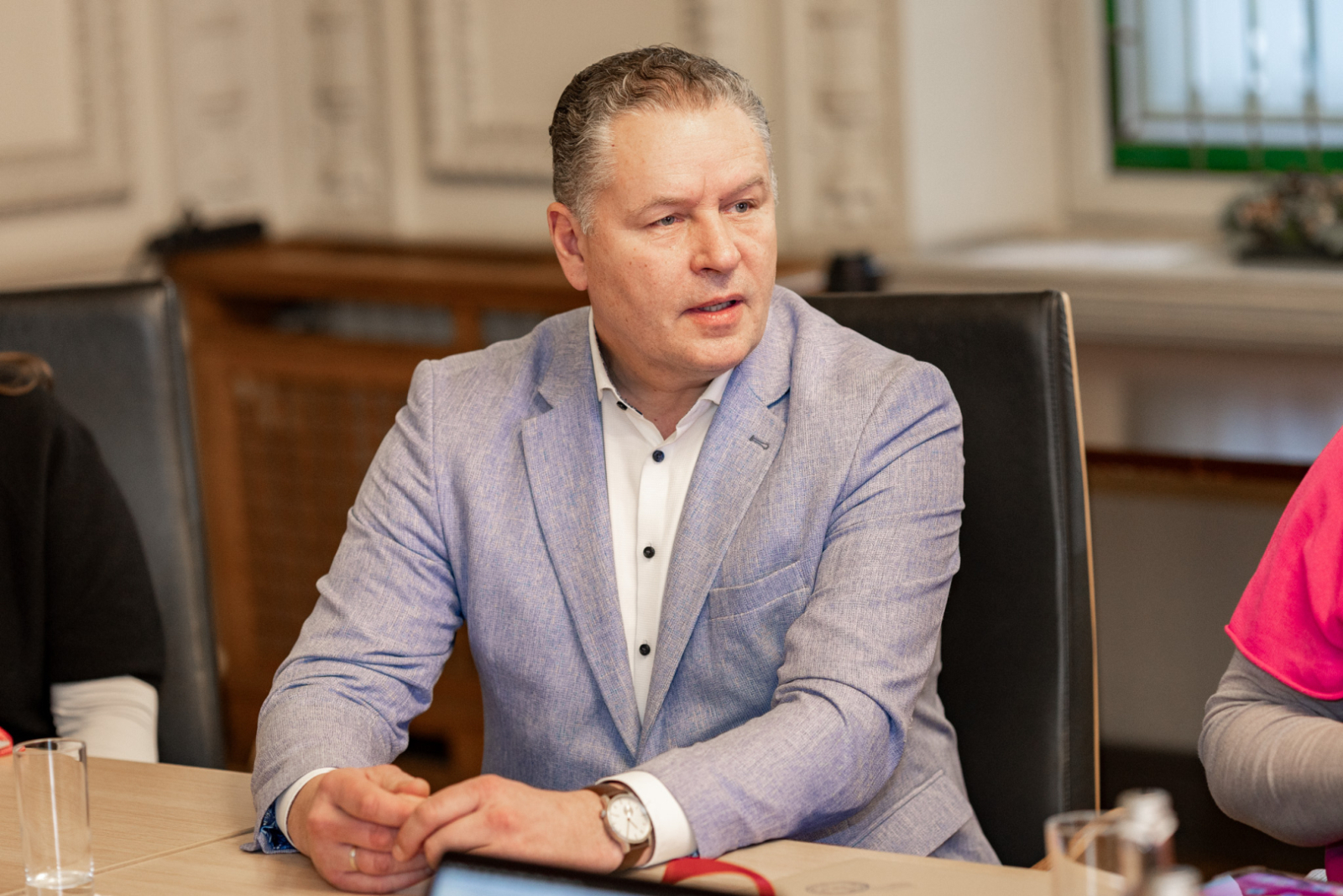 Latvijas Mūzikas padomes sēdes norise KM Lielajā zālē