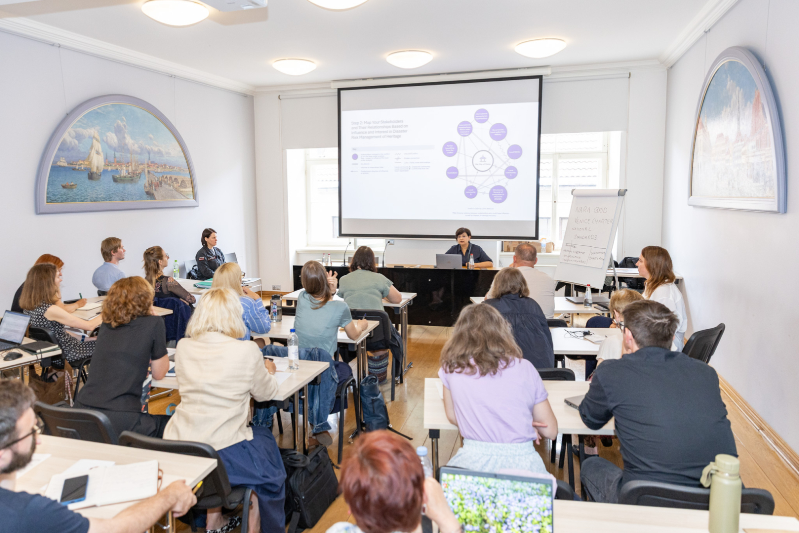 Mācību process kultūras mantojuma aizsardzības un glābšanas krīzes situācijās plāna īstenošanas grupas organizācijām, KM muzejiem, VUGD un Rīgas pašvaldībai