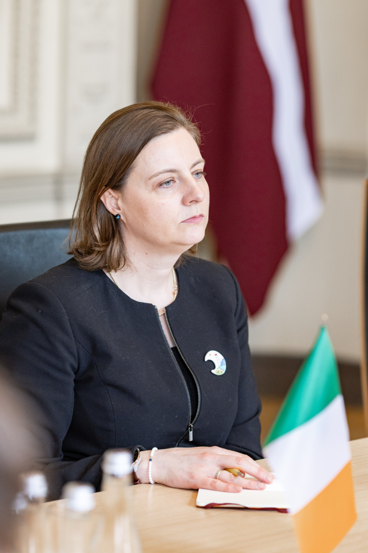 04.04.2025_Tikšanās ar Īrijas vēstnieci Latvijā V.E. Īmeru Frīlu (H.E. Ms. Eimear Friel)