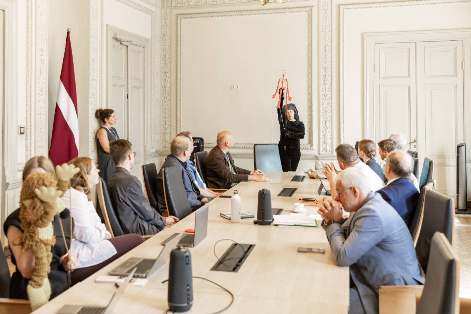 07.08.2025_Tikšanās ar arodbiedrību pārstāvjiem KM Lielajā zālē