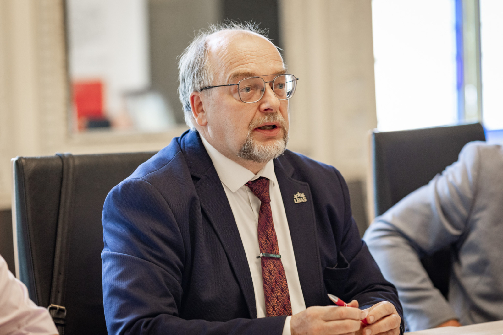 07.08.2025_Tikšanās ar arodbiedrību pārstāvjiem KM Lielajā zālē
