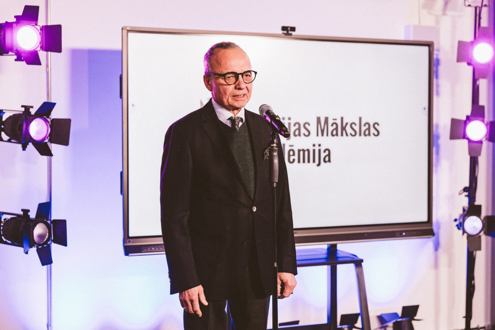 Izcilības balva kultūrā 2025 svinīgās pasniegšanas ceremonijas norise LMA prototipēšanas darbnīcu “Riga MakerSpace” ēkā