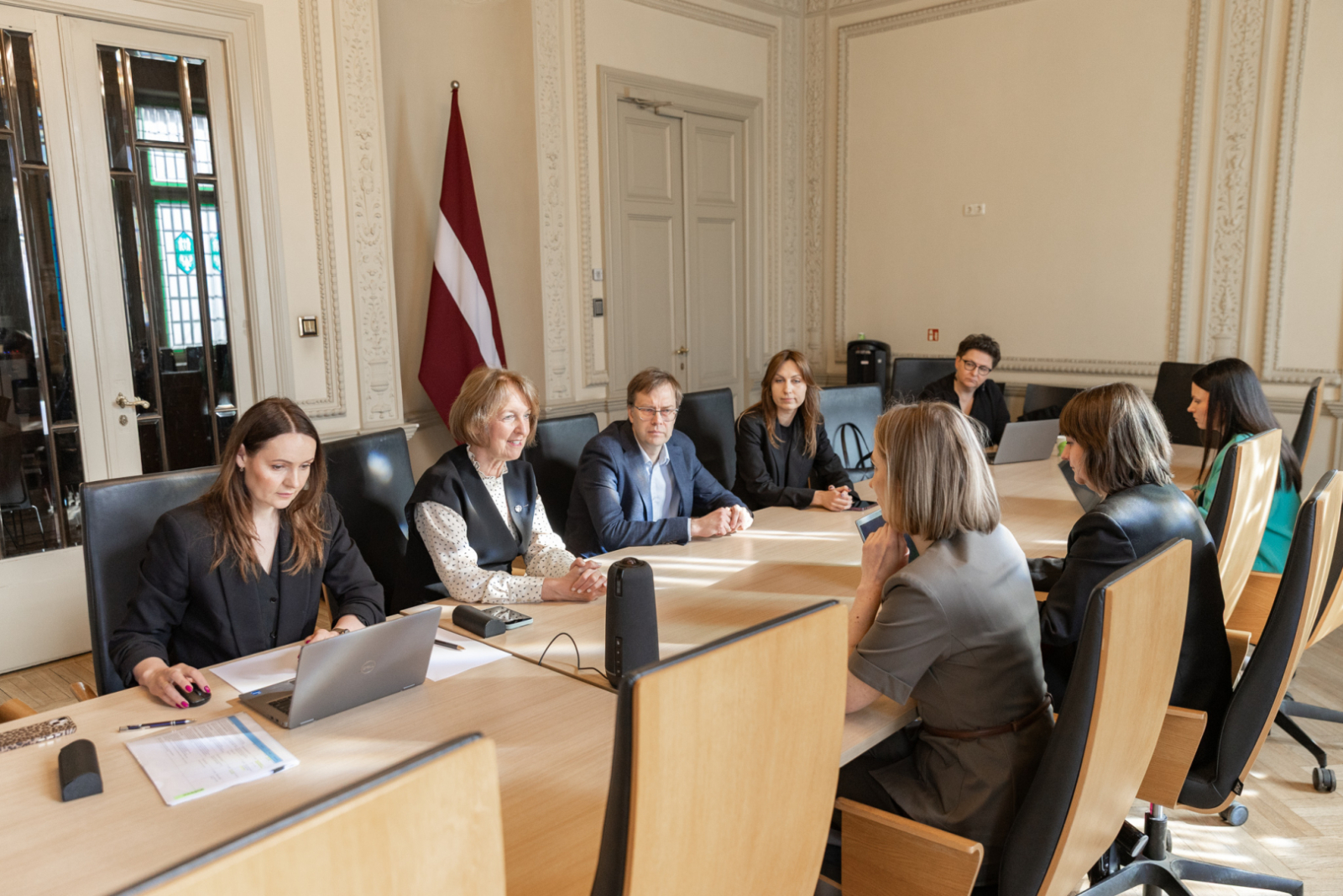 16.04.2025_Tikšanās ar Viedās administrācijas un reģionālās attīstības ministri Ingu Bērziņu