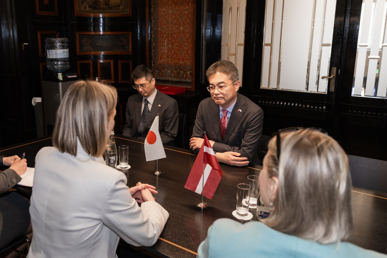 17.04.2025_Tikšanās ar Japānas vēstnieku Latvijā V.E. Kensuki Jošidu (H.E. Mr Kensuke Yoshida)