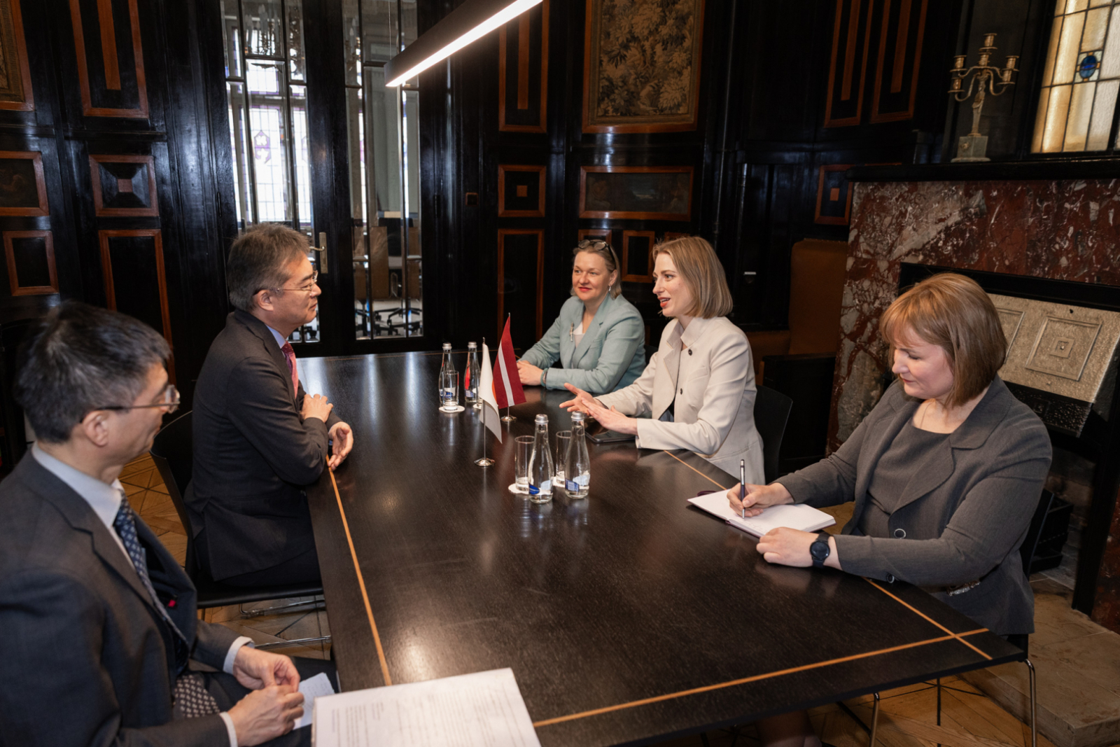 17.04.2025_Tikšanās ar Japānas vēstnieku Latvijā V.E. Kensuki Jošidu (H.E. Mr Kensuke Yoshida)