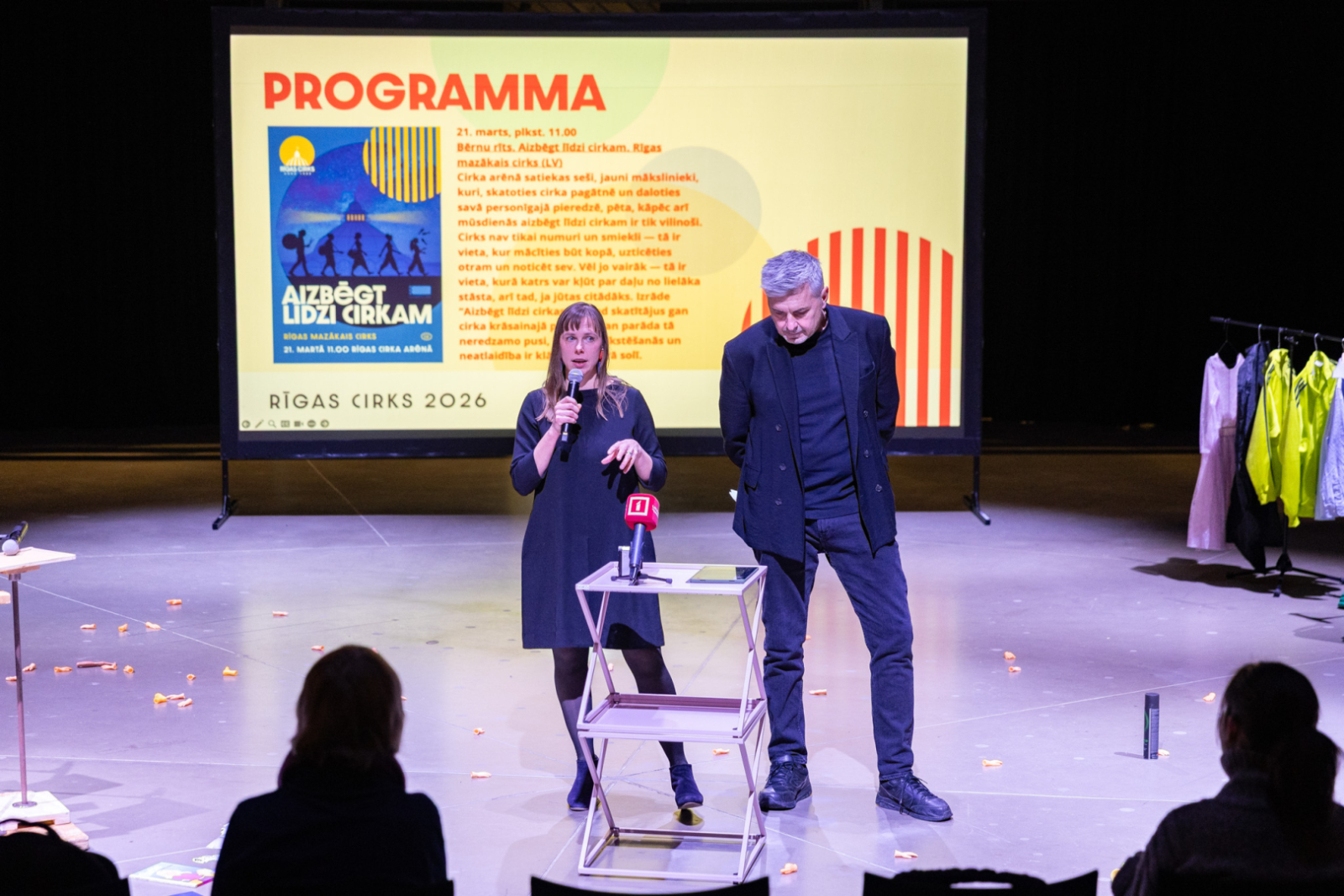 Rīgas cirka 2026. gada sezonas atklāšanas preses konferences norise Rīgas cirka arēnā