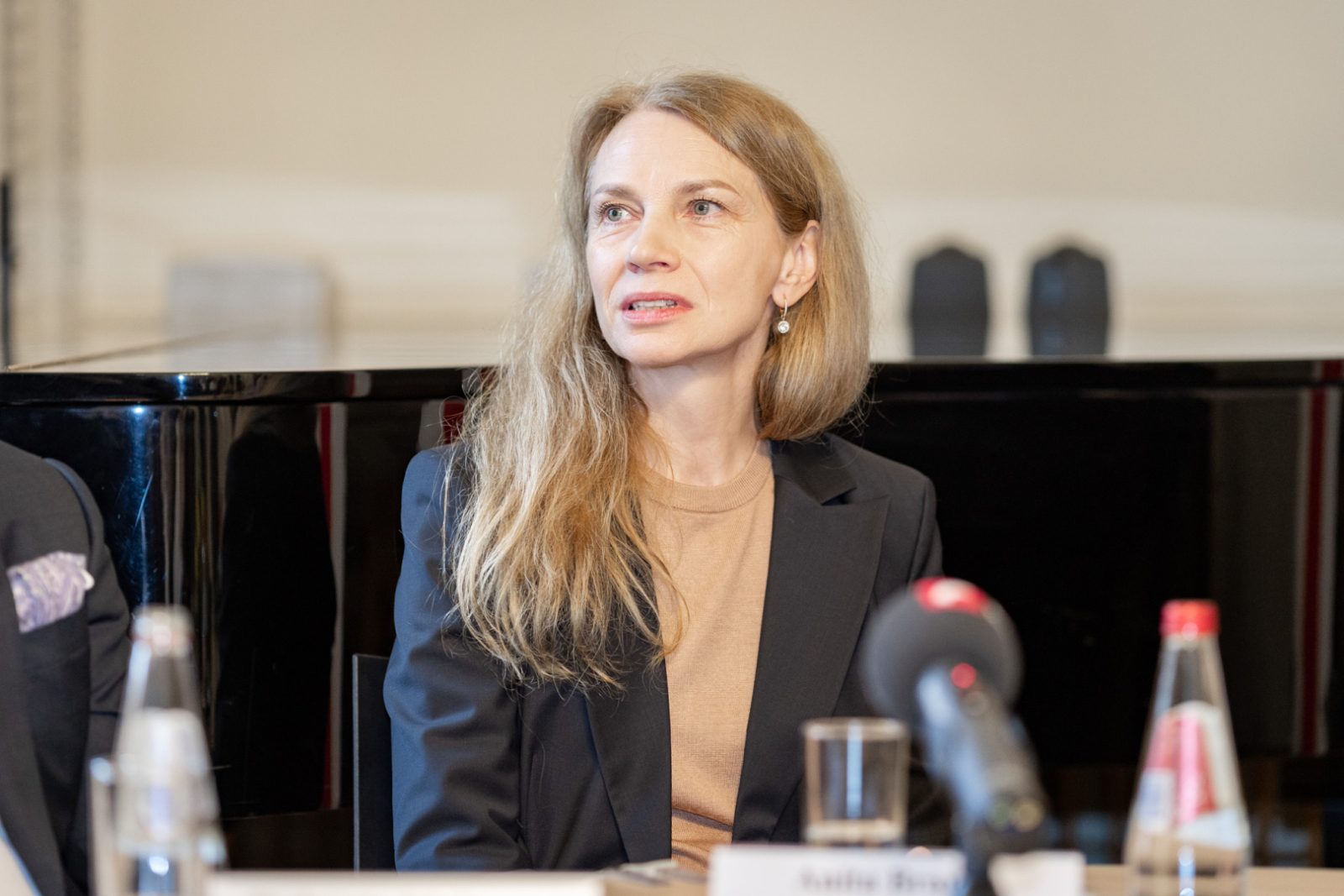 Lielās mūzikas balvas 2025 preses konferences norise KM Lielajā zālē