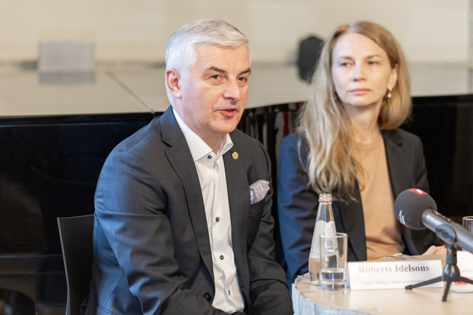 Lielās mūzikas balvas 2025 preses konferences norise KM Lielajā zālē