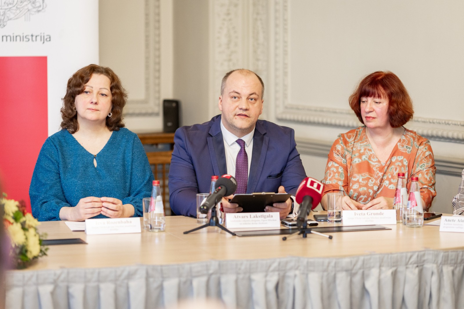 Lielās mūzikas balvas 2025 preses konferences norise KM Lielajā zālē