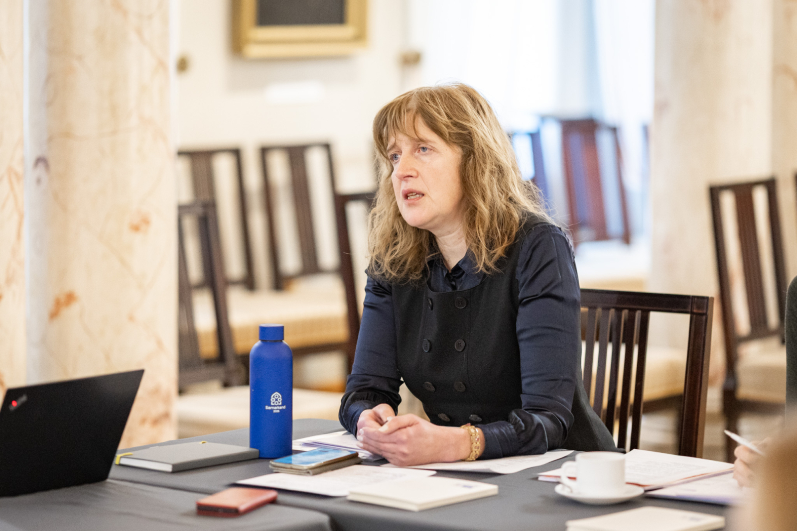 UNESCO Latvijas Nacionālās komisijas dalībnieki RVKM Kolonnu zālē