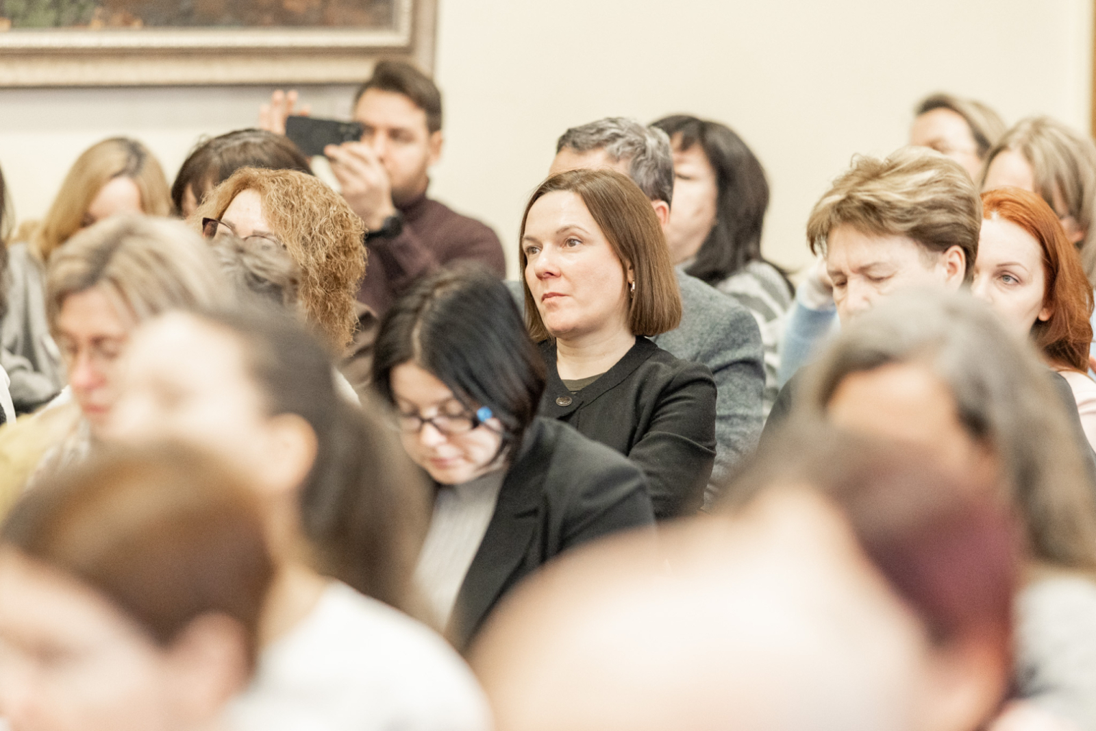 Gadskārtējā muzeju direktoru un vadītāju sanāksmes norise Latvijas Kara muzeja zālē