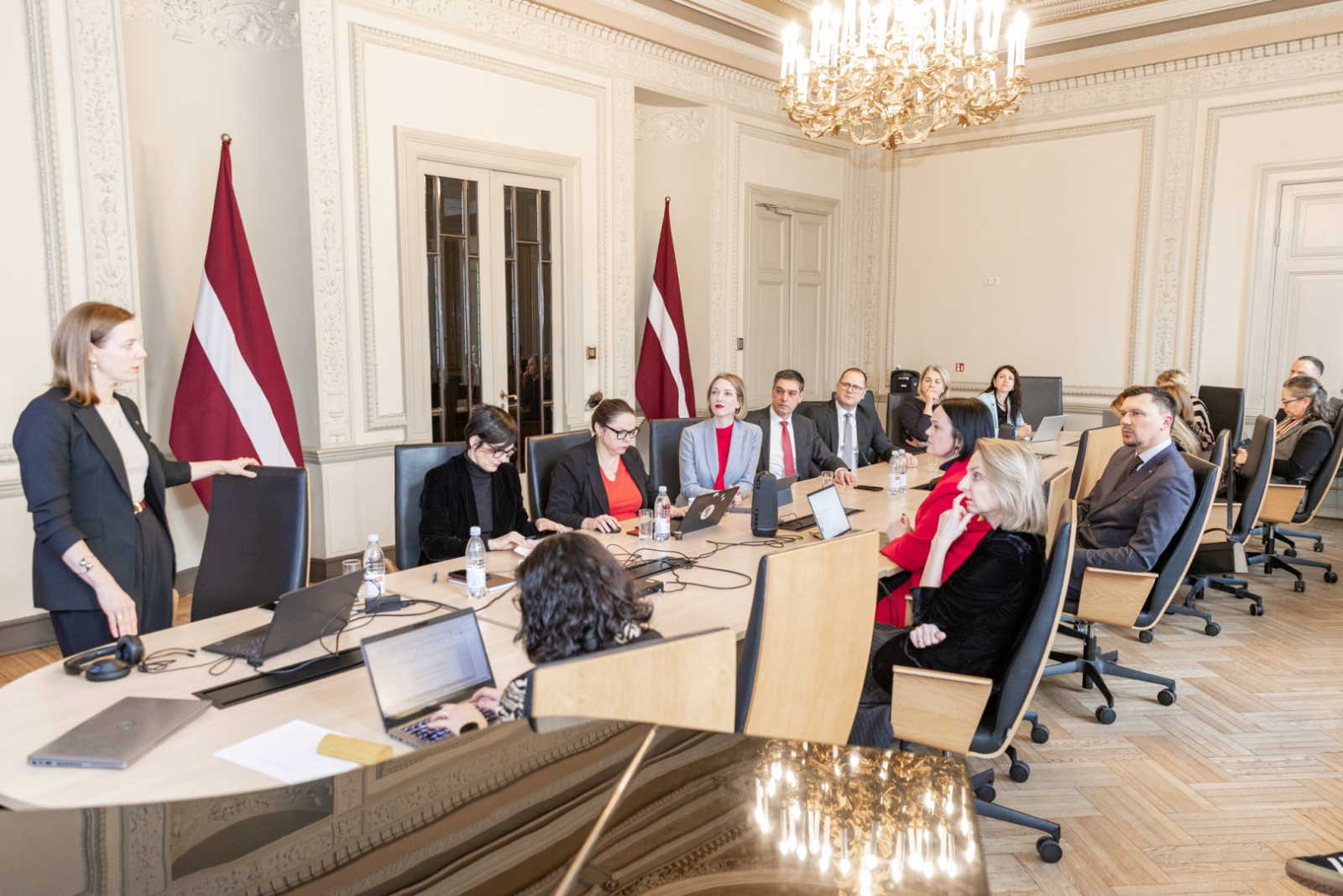 Eiropas kultūras galvaspilsētas uzraudzības padomes sēdes norise KM Lielajā zālē