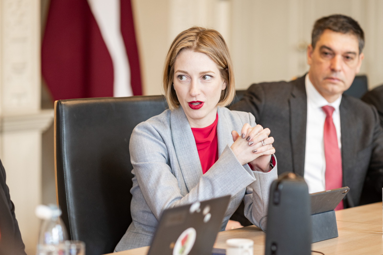 Eiropas kultūras galvaspilsētas uzraudzības padomes sēdes norise KM Lielajā zālē