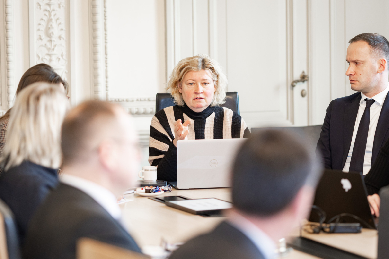 Eiropas kultūras galvaspilsētas uzraudzības padomes sēdes norise KM Lielajā zālē