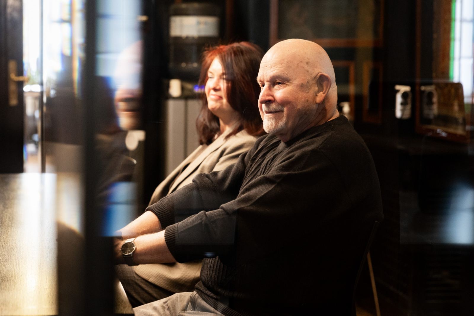 KM pārstāvju tikšanās ar Pētera Vaska fonda pārstāvjiem KM Kamīnzālē