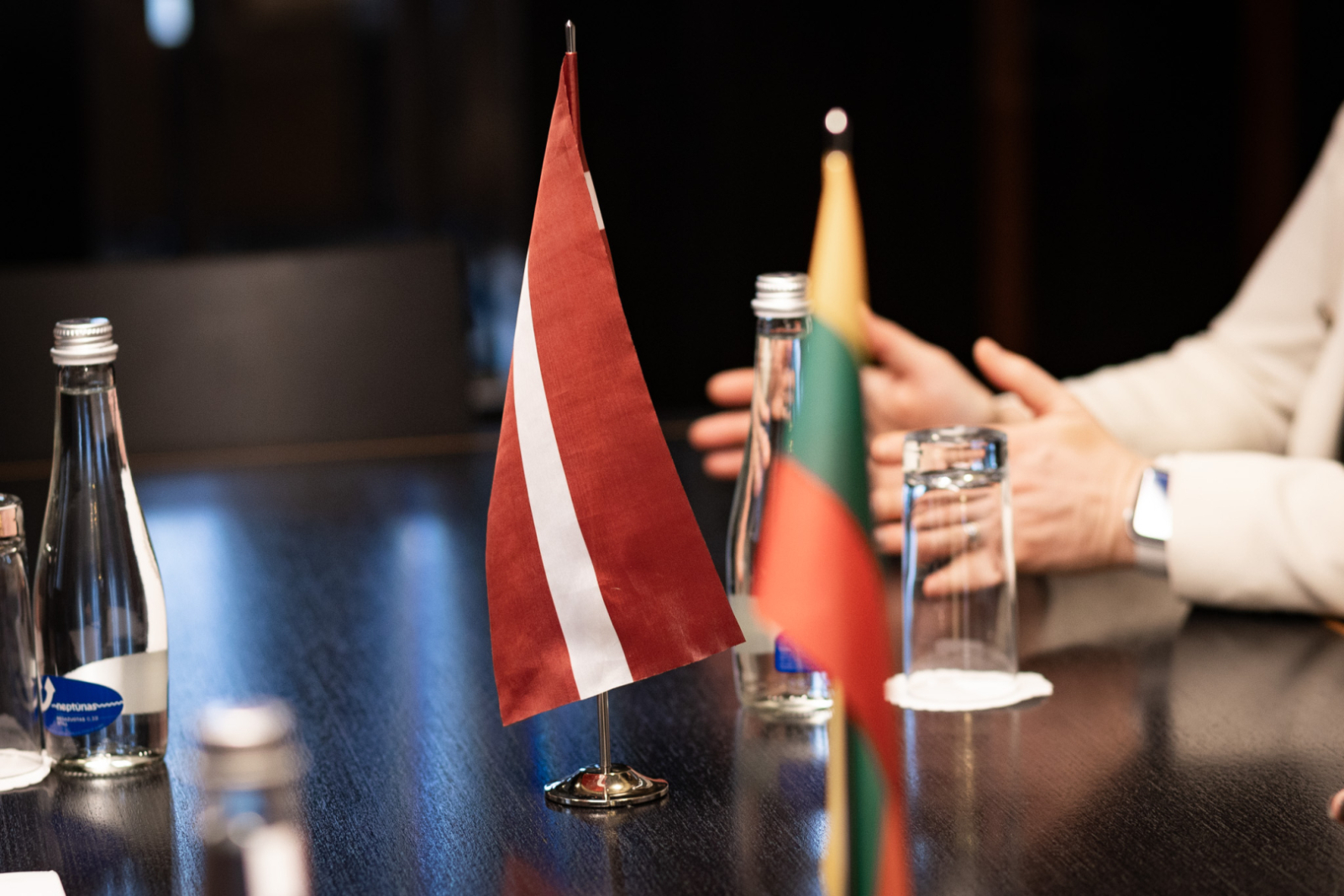 Kultūras ministres Agneses Lāces tikšanās ar Lietuvas Republikas vēstnieci Latvijā Audroni Markevičieni (Audronė Markevičienė)