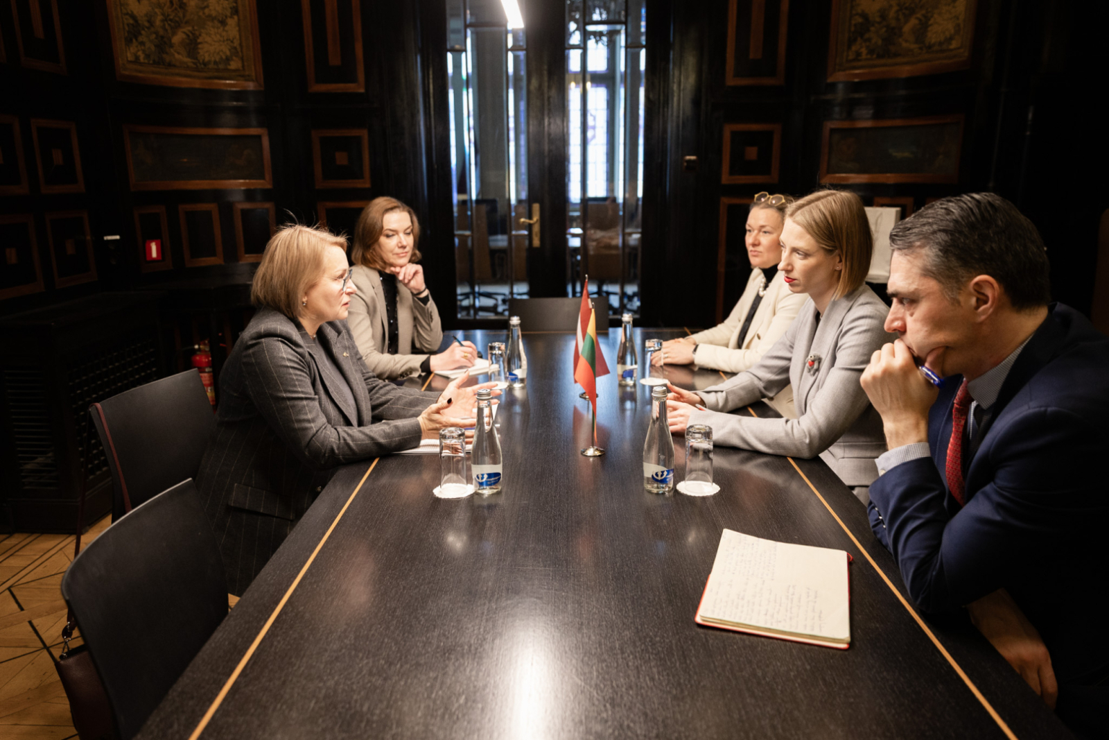 Kultūras ministres Agneses Lāces tikšanās ar Lietuvas Republikas vēstnieci Latvijā Audroni Markevičieni (Audronė Markevičienė)