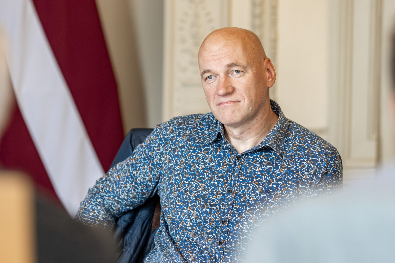 Tikšanās ar kultūras darbinieku arodbiedrībām par izdienas pensiju reformu KM Lielajā zālē