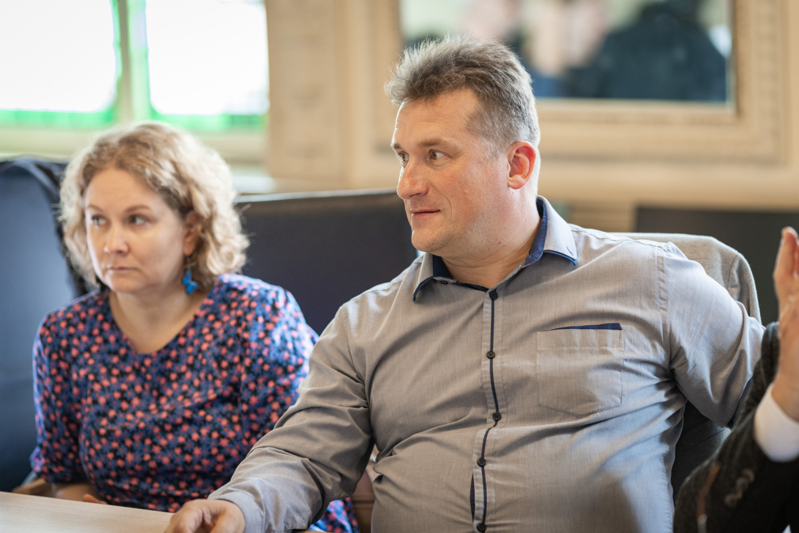 Tikšanās ar kultūras darbinieku arodbiedrībām par izdienas pensiju reformu KM Lielajā zālē