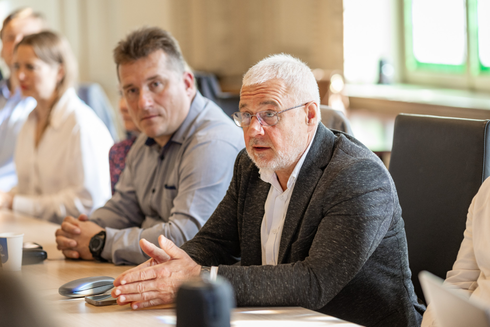 Tikšanās ar kultūras darbinieku arodbiedrībām par izdienas pensiju reformu KM Lielajā zālē