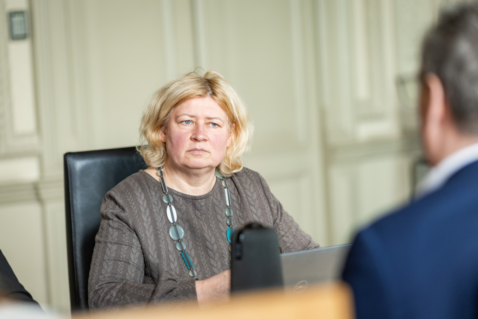 KM pārstāvju tikšanās ar Rīgas domes pārstāvjiem KM Lielajā zālē