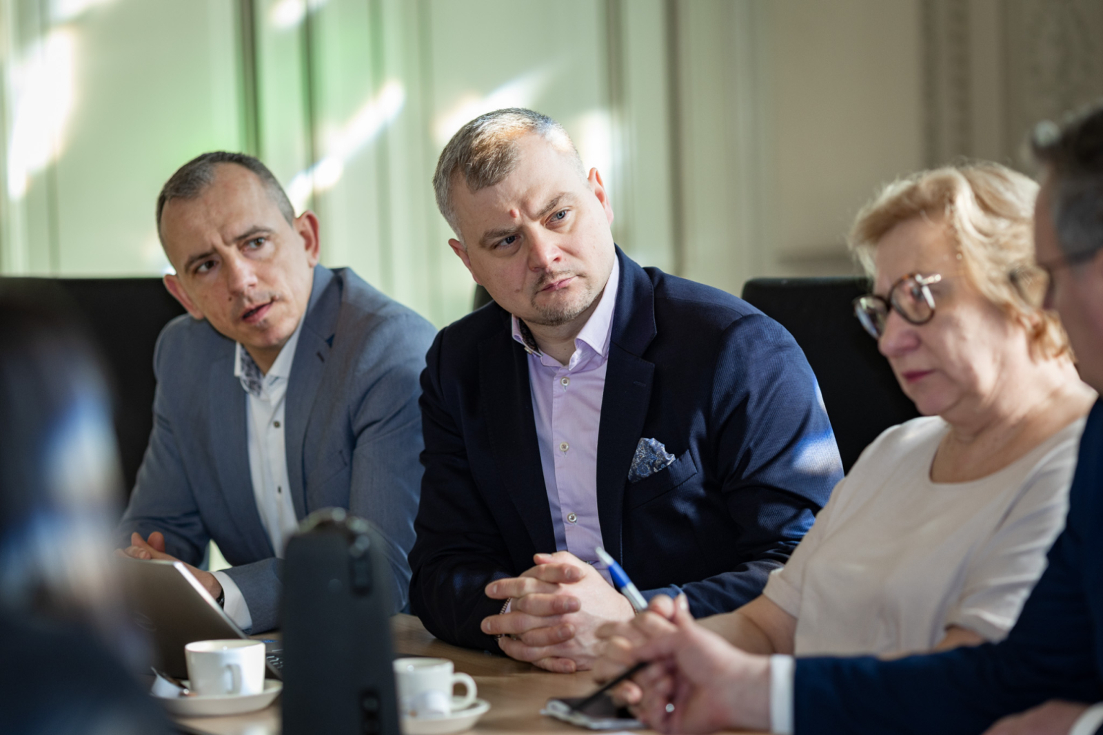 KM pārstāvju tikšanās ar Rīgas domes pārstāvjiem KM Lielajā zālē