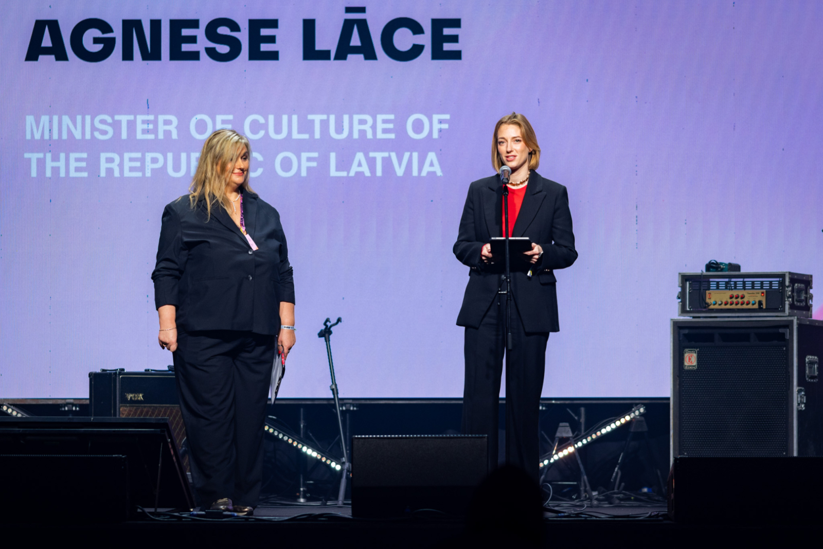 Kultūras ministre Agnese Lāce piedalās "Riga Music Week" atklāšanas pasākumā