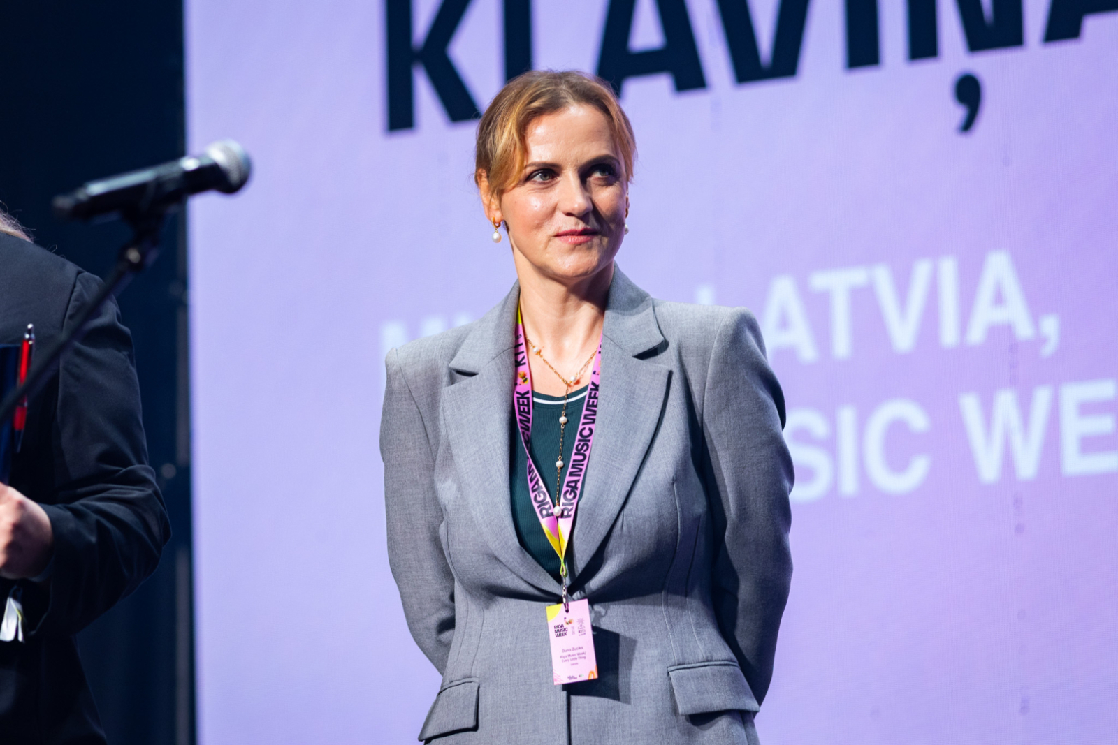 "Riga Music Week" pārstāve Guna Zučika atklāšanas pasākumā