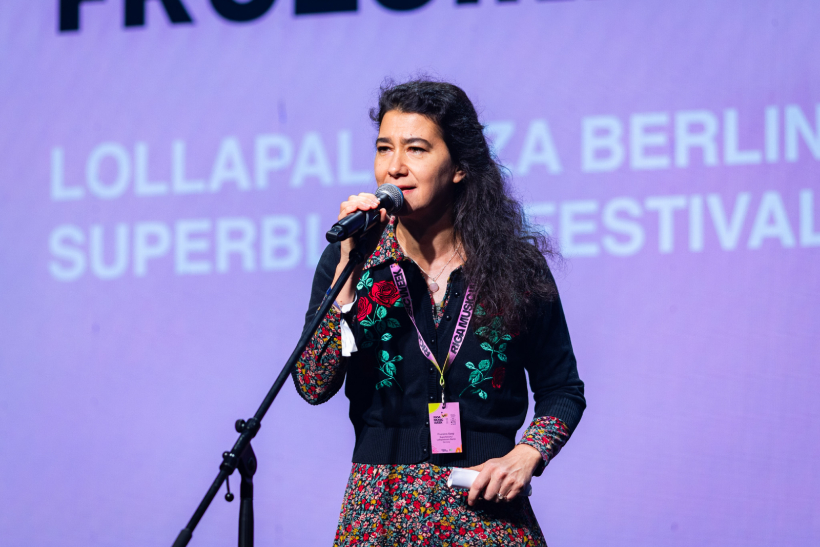 Fruzsina Szép – Lollapalooza Berlin, Superbloom Festival pārstāve "Riga Music Week" atklāšanas pasākumā 