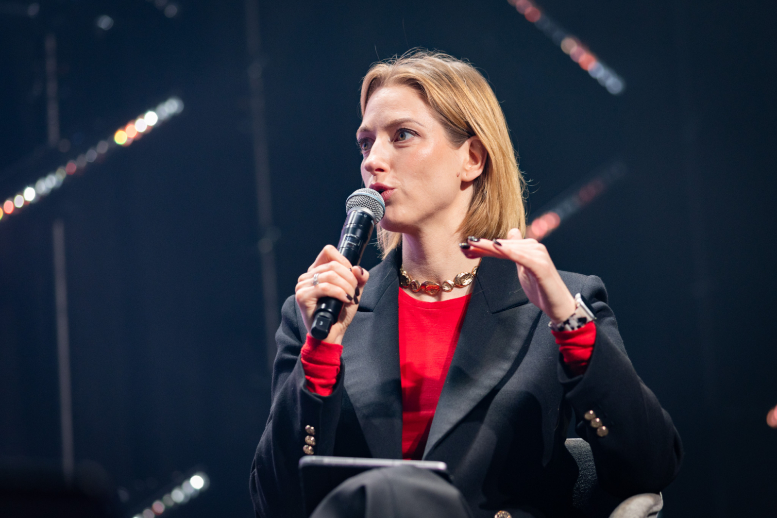 Kultūras ministre Agnese Lāce piedalās "Riga Music Week" diskusiju panelī