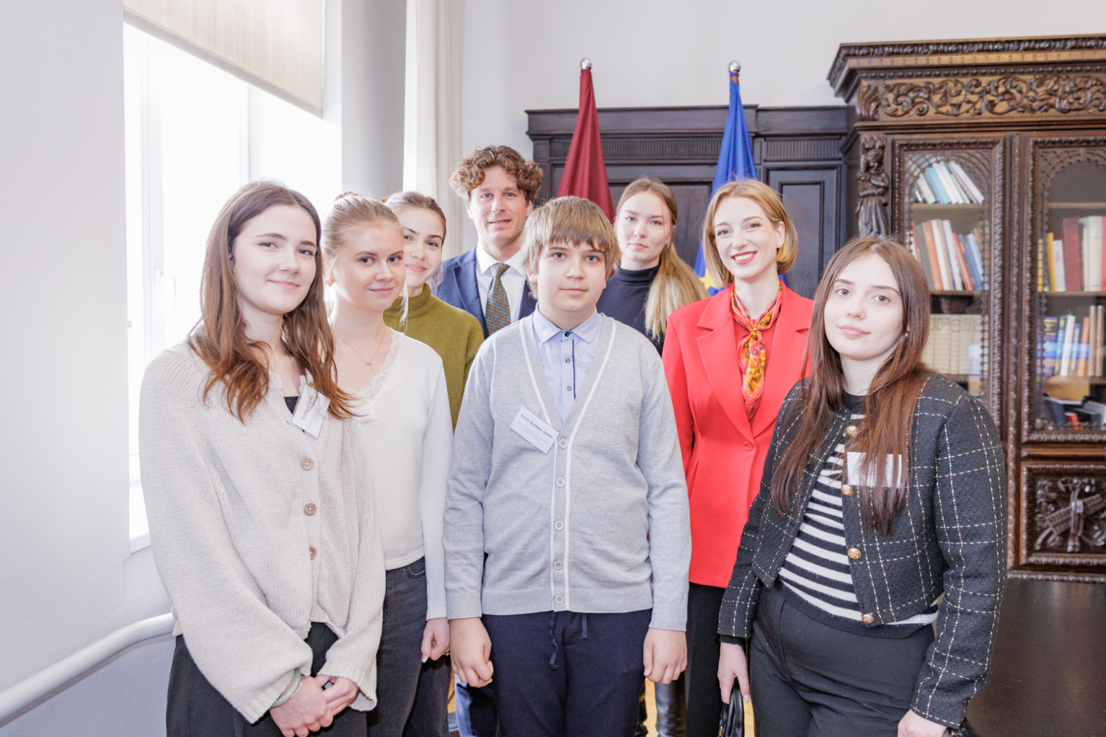 Ēnu dienas norise - jaunieši un KM pārstāvji