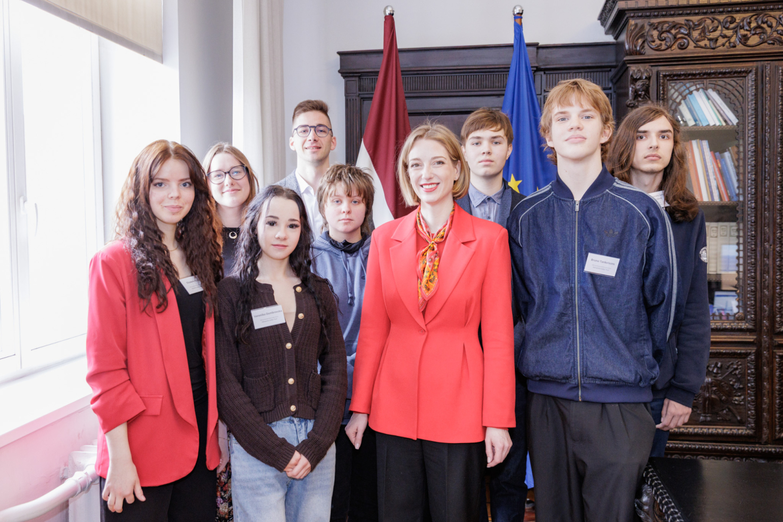 Ēnu dienas norise - jaunieši un KM pārstāvji