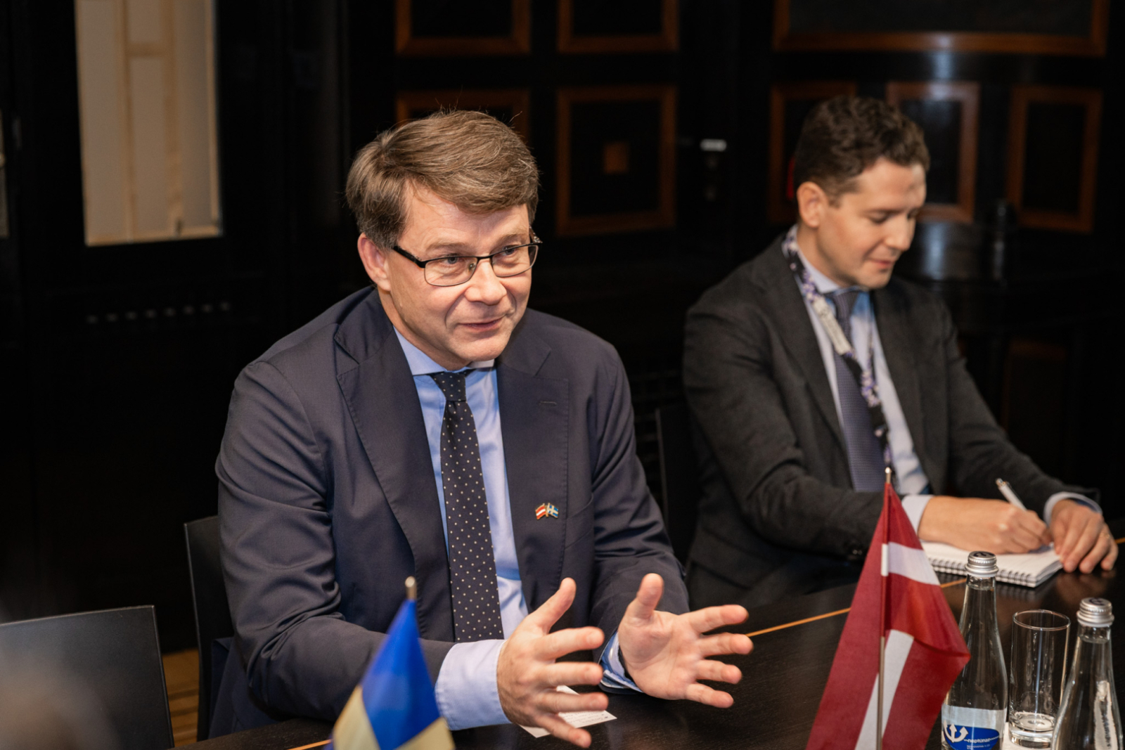 Zviedrijas karalistes vēstnieks Latvijā V.E. Daniels Ulsons (H.E. Mr Daniel Olsson)